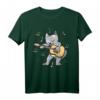 Katze Gitarre T-Shirt – Perfektes Geburtstagsgeschenk für Gitarristen, Musiker & Musikliebhaber