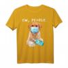 Golden Retriever Ew People Wearing A Face Mask T-Shirt - Lustiges Tiermotiv für Hundeliebhaber und Maskenträger