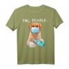 Golden Retriever Ew People Wearing A Face Mask T-Shirt - Lustiges Tiermotiv für Hundeliebhaber und Maskenträger