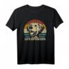 Golden Retriever Hund T-Shirt im Retro-Design - Das Leben ist goldener Vintage Silhouette, perfektes Geschenk für Hundebesitzer und Hundeliebhaber