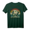 Golden Retriever Hund T-Shirt im Retro-Design - Das Leben ist goldener Vintage Silhouette, perfektes Geschenk für Hundebesitzer und Hundeliebhaber