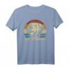 Golden Retriever Hund T-Shirt im Retro-Design - Das Leben ist goldener Vintage Silhouette, perfektes Geschenk für Hundebesitzer und Hundeliebhaber