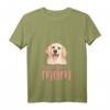 Süßes Golden Retriever Mom Shirt für Damen – Lustiges Hundeliebhaber T-Shirt mit V-Ausschnitt für Spaziergänge, Hundeshows & Geschenke