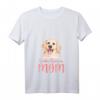 Süßes Golden Retriever Mom Shirt für Damen – Lustiges Hundeliebhaber T-Shirt mit V-Ausschnitt für Spaziergänge, Hundeshows & Geschenke