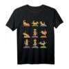 Lustiges Yoga Golden Retriever T-Shirt mit Hunde in Yoga Posen – Perfektes Geschenk für Yoga-Liebhaber, Geburtstags- und Weihnachtsgeschenke