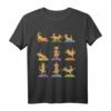 Lustiges Yoga Golden Retriever T-Shirt mit Hunde in Yoga Posen – Perfektes Geschenk für Yoga-Liebhaber, Geburtstags- und Weihnachtsgeschenke