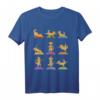 Lustiges Yoga Golden Retriever T-Shirt mit Hunde in Yoga Posen – Perfektes Geschenk für Yoga-Liebhaber, Geburtstags- und Weihnachtsgeschenke
