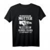 Damen Hunde Mama Frauchen T-Shirt - Witziges Hundebesitzerinnen Outfit für Golden Retriever, Dackel, Labrador & mehr