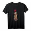 Golden Retriever Hund und Herzen niedliches Hundemotiv T-Shirt - Buntes, lustiges Tierdesign für Hundeliebhaber, Outdoor, Zuhause, Büro & Partys