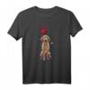 Golden Retriever Hund und Herzen niedliches Hundemotiv T-Shirt - Buntes, lustiges Tierdesign für Hundeliebhaber, Outdoor, Zuhause, Büro & Partys