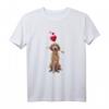 Golden Retriever Hund und Herzen niedliches Hundemotiv T-Shirt - Buntes, lustiges Tierdesign für Hundeliebhaber, Outdoor, Zuhause, Büro & Partys