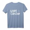 Labrador & Golden Retriever Hundespruch LIFE T-Shirt – Perfekt als Geschenk für Hundeliebhaber, Hundebesitzer & Retriever Fans