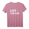Labrador & Golden Retriever Hundespruch LIFE T-Shirt – Perfekt als Geschenk für Hundeliebhaber, Hundebesitzer & Retriever Fans