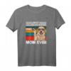 Damen Best Golden Retriever Mom Ever Dog Mom T-Shirt - Perfektes Muttertags- und Geschenk für Hundemütter, Tierliebhaber und Familien