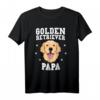 Golden Retriever Papa T-Shirt - Trendy Dog Lover Gift for Adoption, Birthdays & Holidays