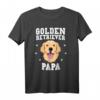 Golden Retriever Papa T-Shirt - Trendy Dog Lover Gift for Adoption, Birthdays & Holidays