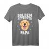 Golden Retriever Papa T-Shirt - Trendy Dog Lover Gift for Adoption, Birthdays & Holidays