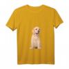 Damen Golden Retriever T-Shirt mit V-Ausschnitt – Perfektes Geschenk für Hundemamas und Golden Retriever Fans