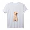 Damen Golden Retriever T-Shirt mit V-Ausschnitt – Perfektes Geschenk für Hundemamas und Golden Retriever Fans