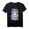 Kawaii Pastell Goth Niedliches und Unheimliches Hasen T-Shirt – Perfekt für Halloween, Ostern & Gothic Anime Fans