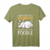 Ich habe Gott nach einem wahren Freund gefragt Pudel T-Shirt – Perfektes Geschenk für Hundeliebhaber und Tierfreunde zu Weihnachten & Geburtstag