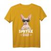Sphynx Dad Papa Sphinx Katze Nacktkatze T-Shirt - Perfektes Geschenk für Katzenliebhaber, Väter & Züchter zu Vatertag, Weihnachten & Geburtstag