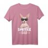 Sphynx Dad Papa Sphinx Katze Nacktkatze T-Shirt - Perfektes Geschenk für Katzenliebhaber, Väter & Züchter zu Vatertag, Weihnachten & Geburtstag