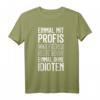 LUSTIG EINMAL MIT PROFIS ARBEITEN T-Shirt - Witziges Arbeitsspruch Design für Handwerker, Bauleiter & Kollegen