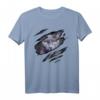 Russische blaue Katze in mir - Lustiges Katzendesign T-Shirt für Geburtstag, Weihnachten & Katzenliebhaber