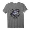Russische blaue Katze in mir - Lustiges Katzendesign T-Shirt für Geburtstag, Weihnachten & Katzenliebhaber
