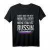 Russische Frau | Russin Shirt | Lustiges Russland Geschenk mit Flagge für Männer - Perfekt für russische Partner oder Freunde