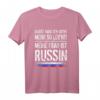 Russische Frau | Russin Shirt | Lustiges Russland Geschenk mit Flagge für Männer - Perfekt für russische Partner oder Freunde