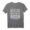 Russische Frau | Russin Shirt | Lustiges Russland Geschenk mit Flagge für Männer - Perfekt für russische Partner oder Freunde
