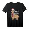 Lustiges Lama-Weihnachtst-Shirt mit Vlies Feliz Navidad - Perfekt für Festlichkeiten, Dekorationen & Weihnachtsfeiern