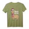 Lustiges Lama-Weihnachtst-Shirt mit Vlies Feliz Navidad - Perfekt für Festlichkeiten, Dekorationen & Weihnachtsfeiern