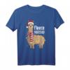 Lustiges Lama-Weihnachtst-Shirt mit Vlies Feliz Navidad - Perfekt für Festlichkeiten, Dekorationen & Weihnachtsfeiern