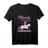 Pferde Mädchen T-Shirt mit Pferdemotiv – Süße Geschenkidee für Reit- und Pony-Liebhaberinnen zum Geburtstag, Ausritt oder im Reitverein