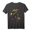 Papagei Bunt Polygon Tier Druck Kunst T-Shirt – Farbenfrohes Tiermotiv für Tierliebhaber, Freunde & Familie