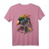 Papagei Bunt Polygon Tier Druck Kunst T-Shirt – Farbenfrohes Tiermotiv für Tierliebhaber, Freunde & Familie