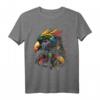 Papagei Bunt Polygon Tier Druck Kunst T-Shirt – Farbenfrohes Tiermotiv für Tierliebhaber, Freunde & Familie