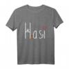 Hasi Kaninchen mit Herz - Lustiges Hasen T-Shirt als Geschenkidee für Tierliebhaber, Kinder, Damen & Herren zu Geburtstag & Weihnachten