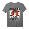 Lustiges japanisches Dogzilla & Schweizer Sennenhund T-Shirt – Vintage Hundemotiv für Hundeliebhaber & Gassigeher