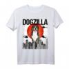 Lustiges japanisches Dogzilla & Schweizer Sennenhund T-Shirt – Vintage Hundemotiv für Hundeliebhaber & Gassigeher