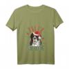 Damen Feliz Navidog Großer Schweizer Sennenhund Weihnachts-Hund T-Shirt mit V-Ausschnitt – Lustiges Ugly Christmas Outfit für Hundeliebhaber
