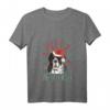 Damen Feliz Navidog Großer Schweizer Sennenhund Weihnachts-Hund T-Shirt mit V-Ausschnitt – Lustiges Ugly Christmas Outfit für Hundeliebhaber