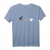 Großer Schweizer Sennenhund Herzschlag T-Shirt – Perfekt für Hundebesitzer, Züchter & Sennenhund Liebhaber