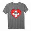 I Love Great Swiss Mountain Dog T-Shirt - Stolzes Hundegeschenk für Herrchen und Frauchen, Perfekt für Geburtstag & Weihnachten