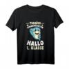 Kinder Einschulung T-Shirt mit Hai Motiv – Perfekt für den ersten Schultag, Abschied vom Kindergarten & Schulanfangsgeschenk