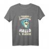 Kinder Einschulung T-Shirt mit Hai Motiv – Perfekt für den ersten Schultag, Abschied vom Kindergarten & Schulanfangsgeschenk