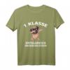 Kinder 1. Klasse Hund Mops Schulkind T-Shirt - Perfektes Geschenk für Erstklässler und Grundschüler zum Schulstart